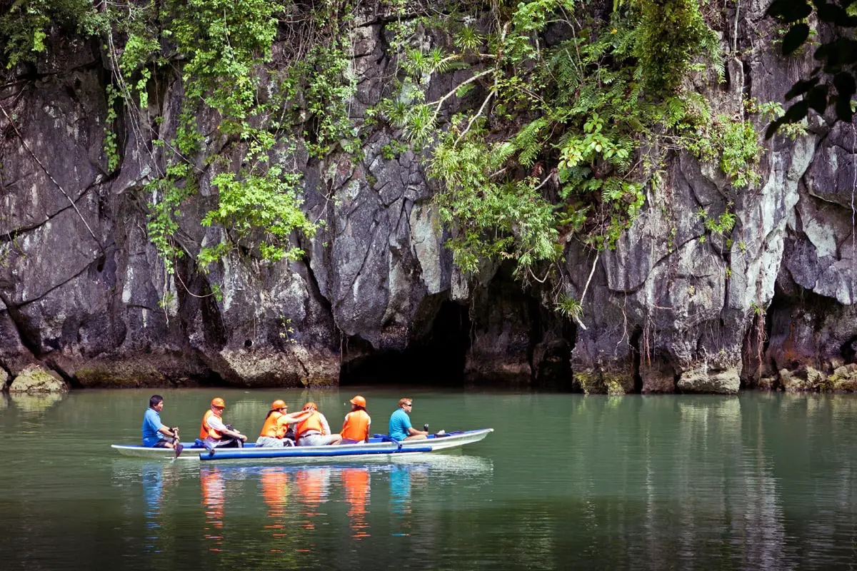 Near the entrance into Puerto Princesa Subterranean River, Philippines