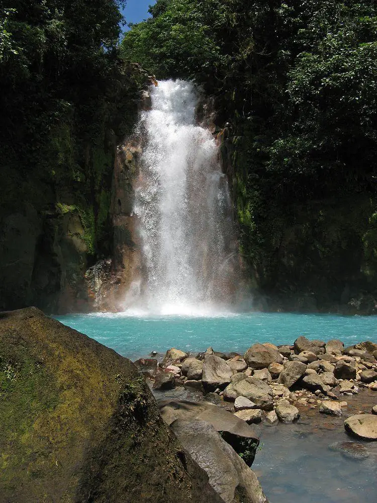 Rio Celeste falls, Costa Rica
