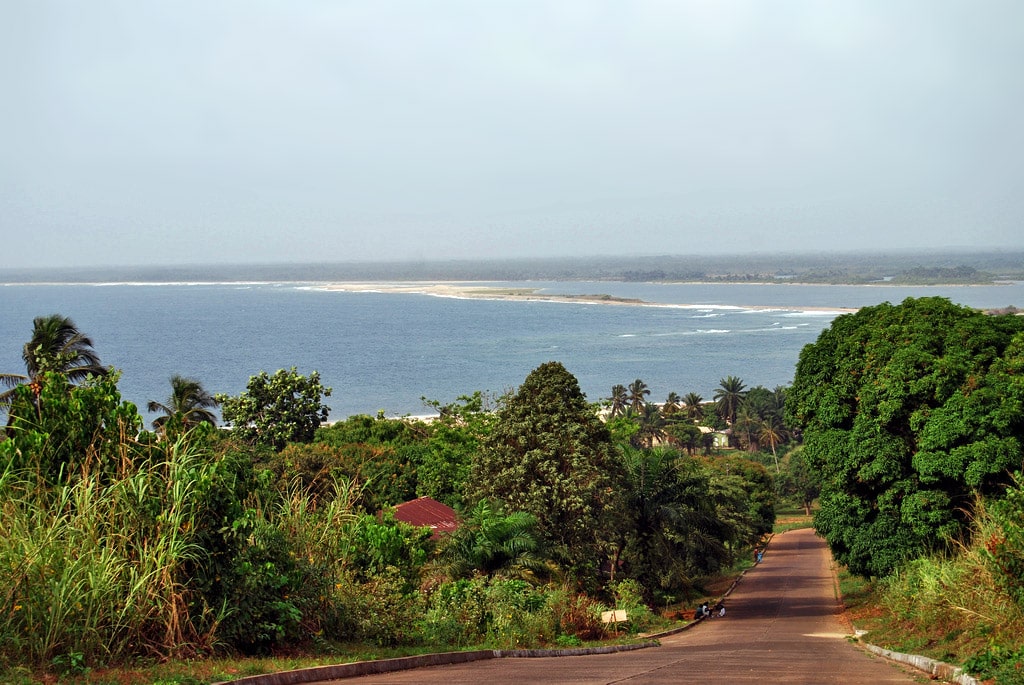 Landscape in Robertsport, Liberia