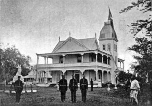 Royal Palace in Tonga, 1900