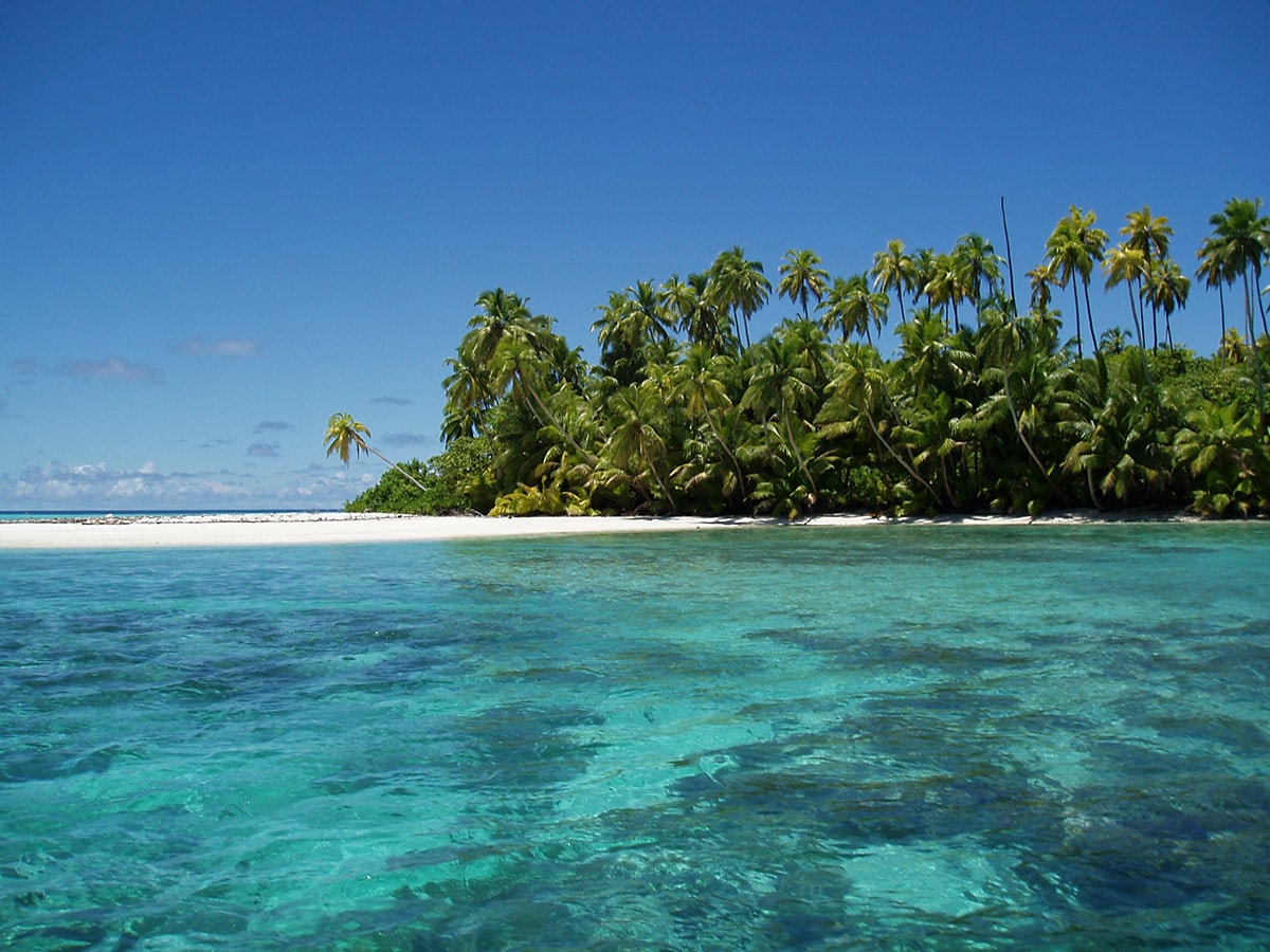 Salomon Islands. Indian Ocean around Chagos Archipelago is very clean