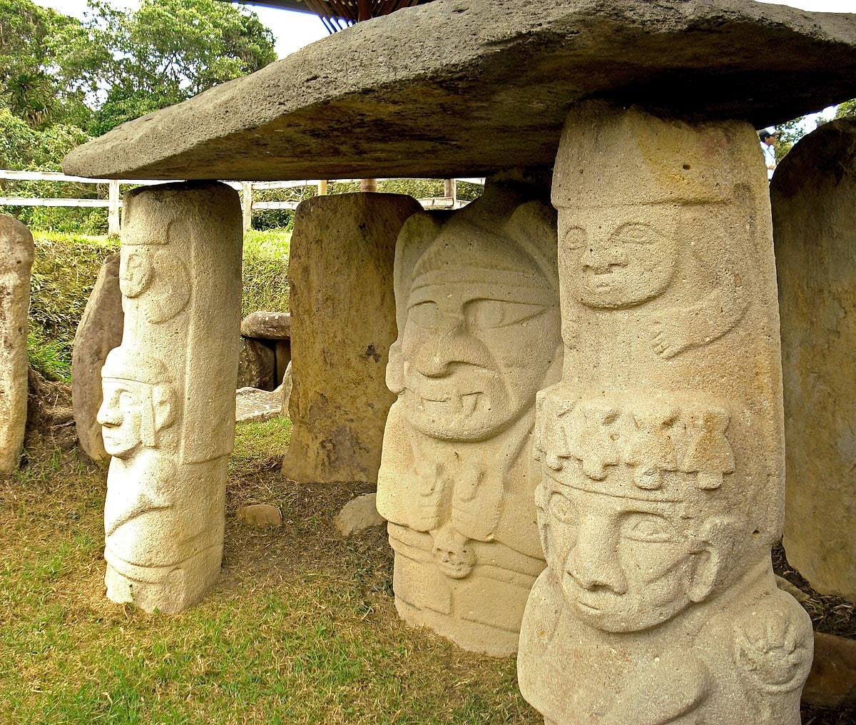 Statues in San Agustin, Colombia