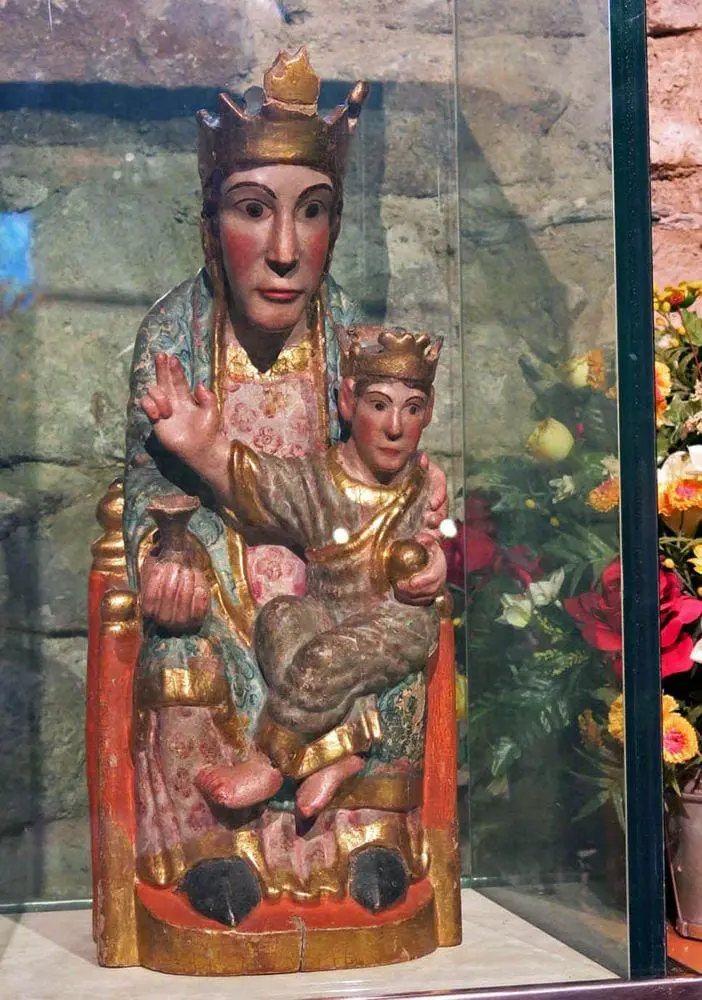 Virgin of Remediation in Santa Coloma church, Andorra
