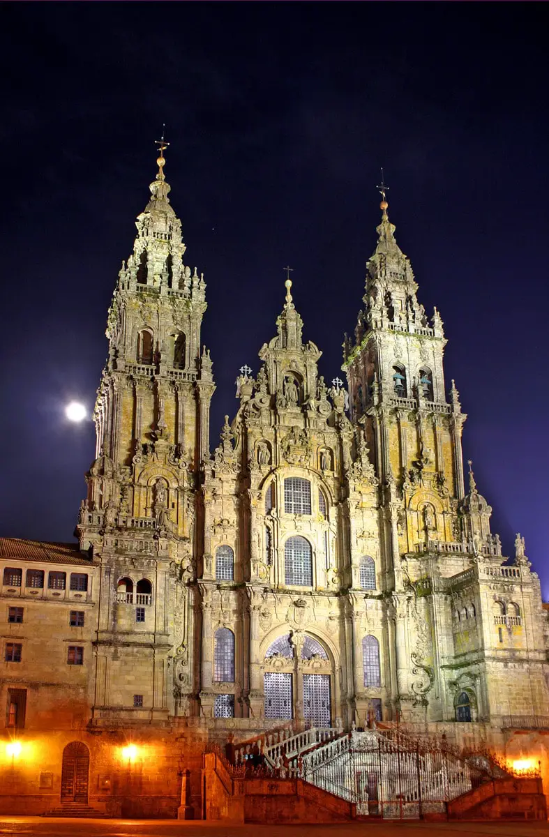 Obradoiro facade, Santiago de Compostela Cathedral
