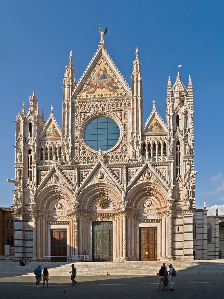 West facade of Siena Cathedral, Italy