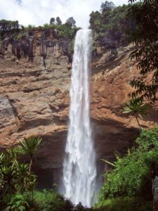 Sipi Falls in Uganda, main drop