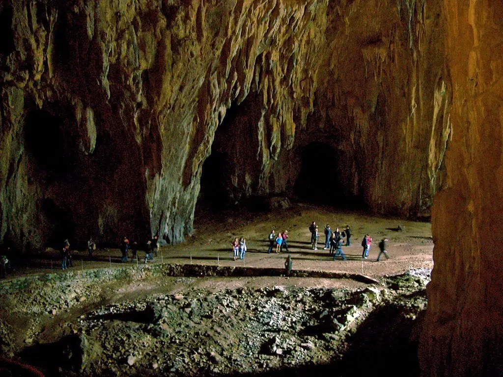 Entrance hall in Škocjan caves, Slovenia