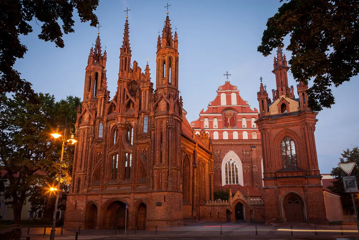 Church of St. Anne in Vilnius, Lithuania