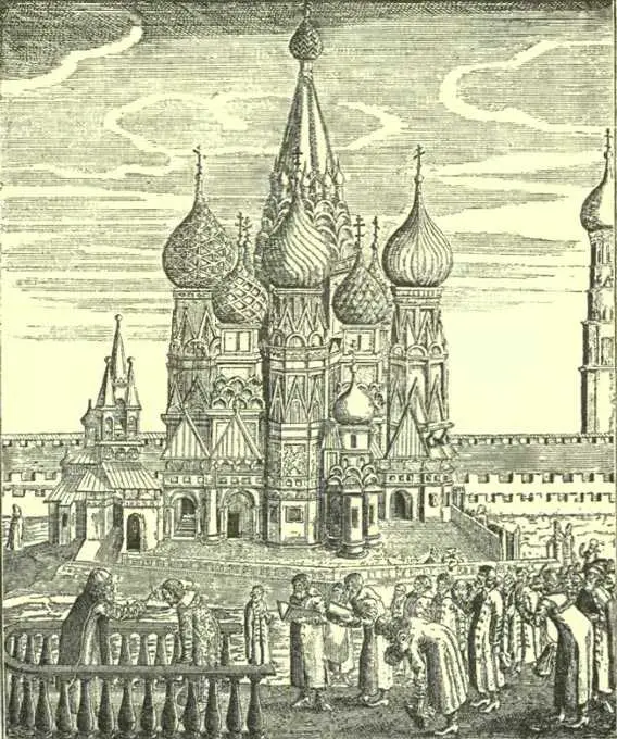 St. Basil's Cathedral in Moscow, 1554