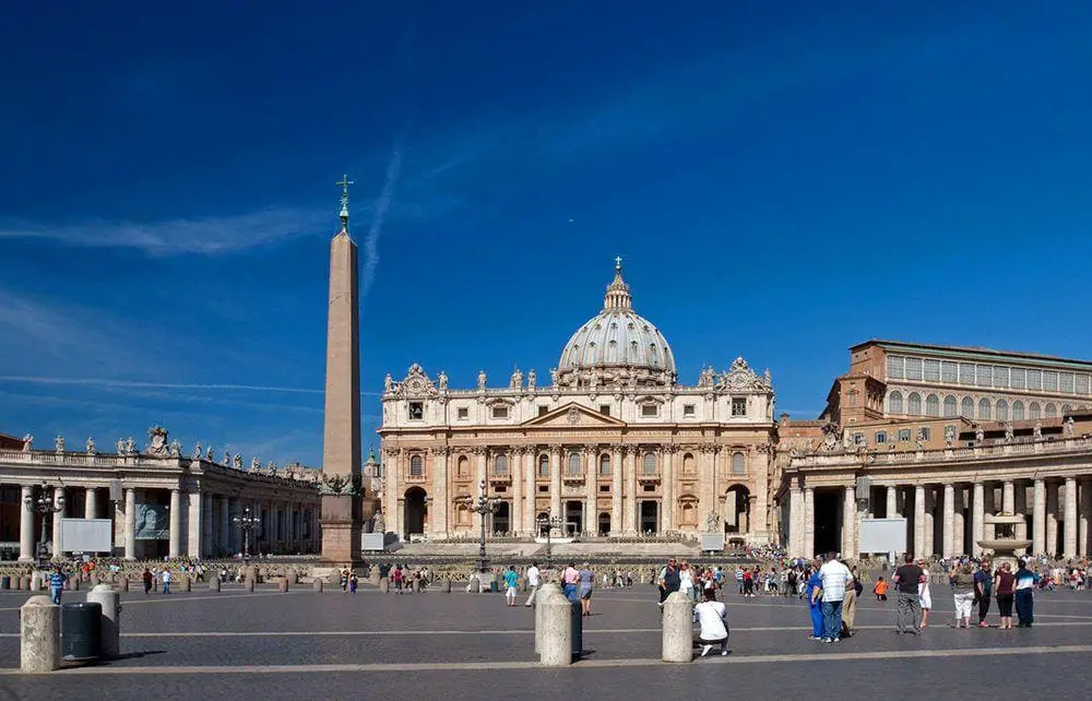 View across St Peter's Square, Vatican