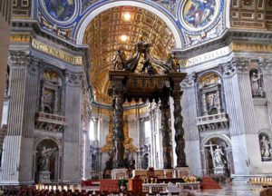 Baldacchino in St.Peter's Basilica, Vatican