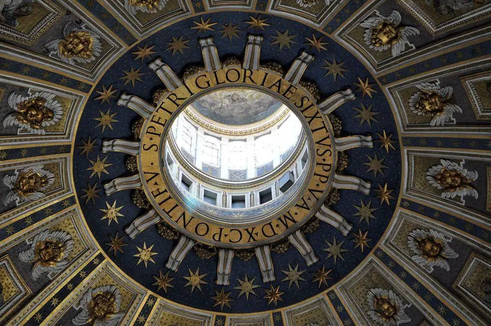 Lantern in the dome of St Peter's Basilica, Vatican