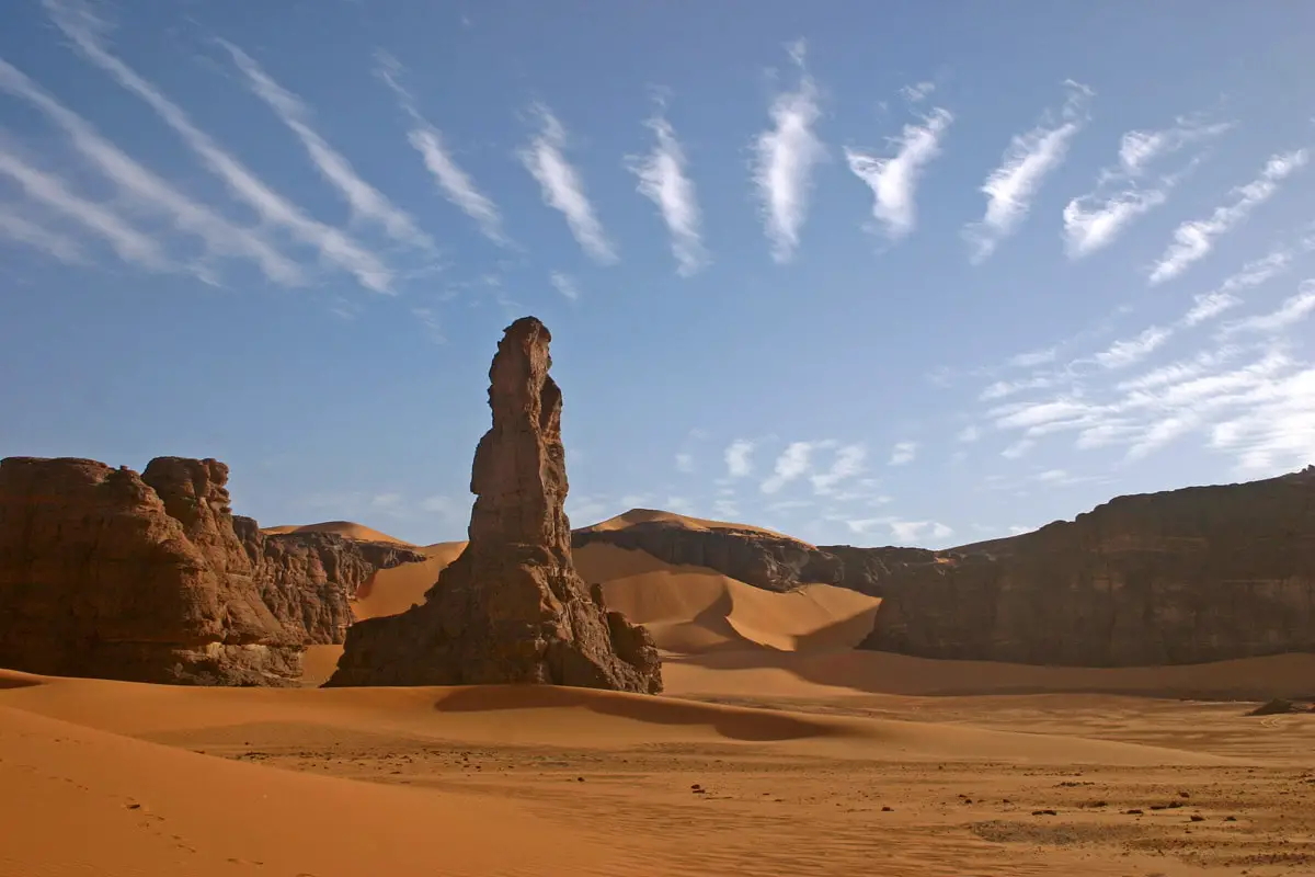 Landscape in Tadrart Acacus mountains, Libya