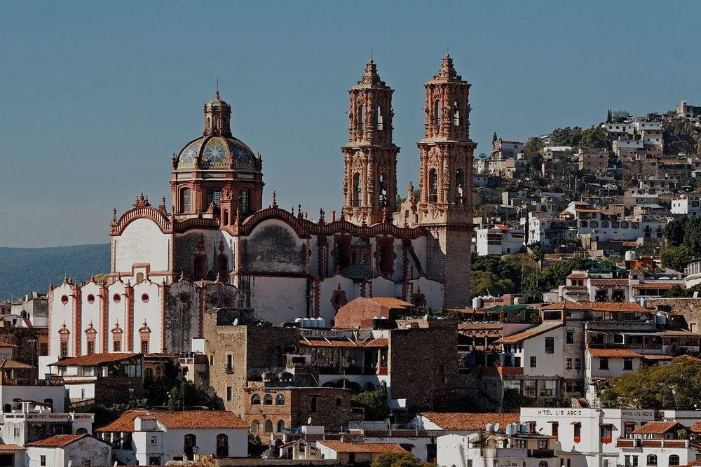 Taxco in Mexico, panorama