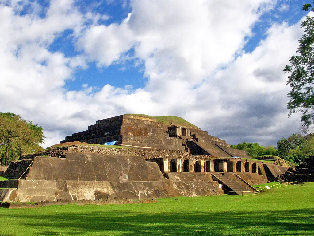 Pyramid in Tazumal, El Salvador