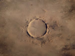 Tenoumer crater in Mauritania, December 2008