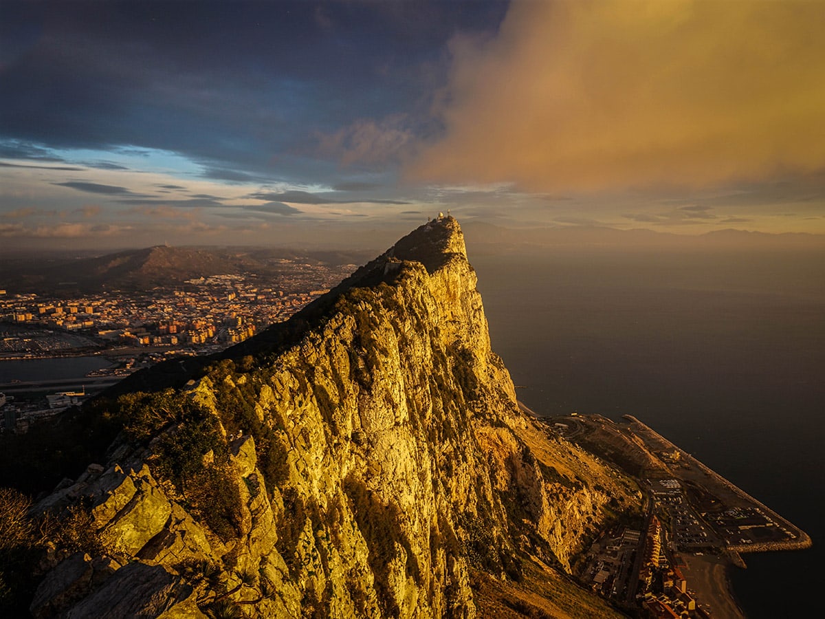 The Rock of Gibraltar - a true wonderland, criscrossed with secret tunnels, also the last refuge of Neanderthals