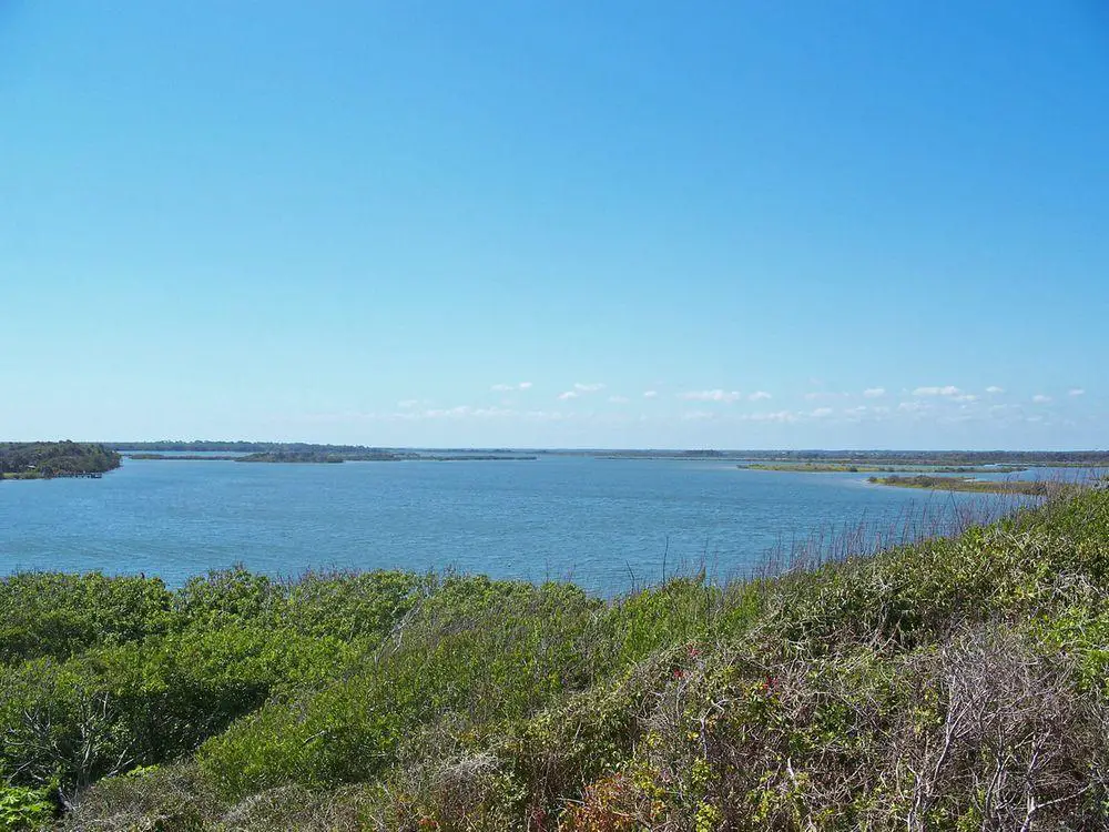 View from Turtle Mound - the tallest shell midden in United States