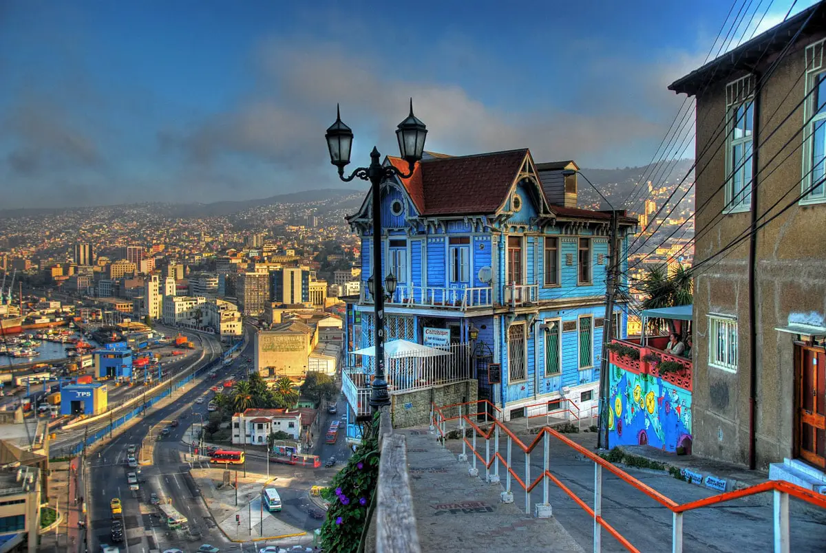 Valparaíso, Las Brujas restaurant at Ascensor Artilleria