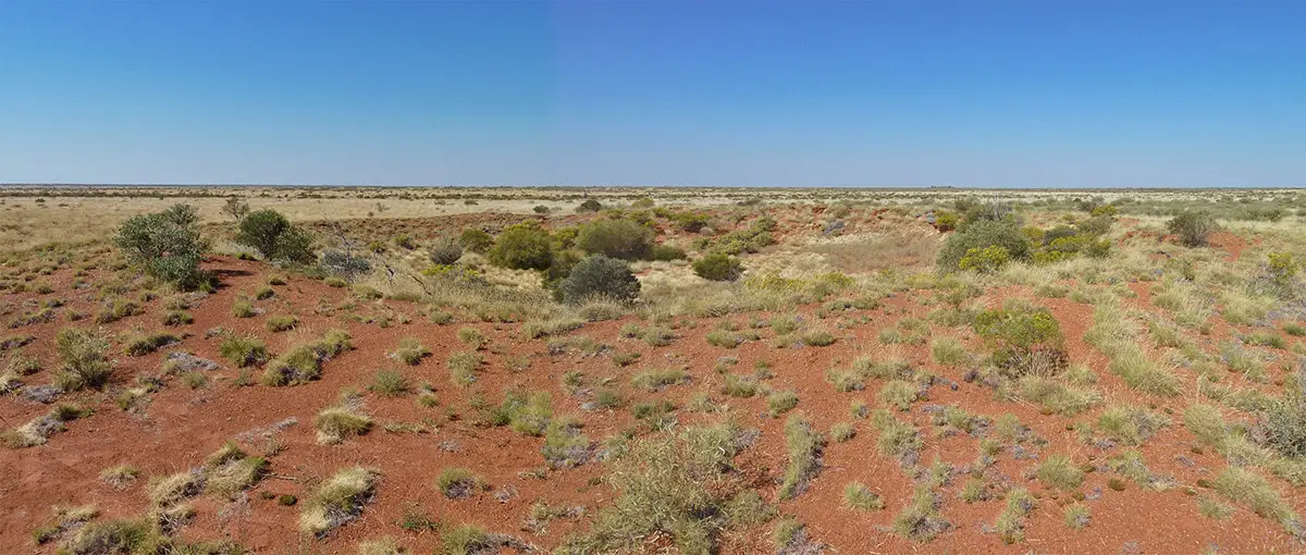 Veevers crater in Australia, September 2011