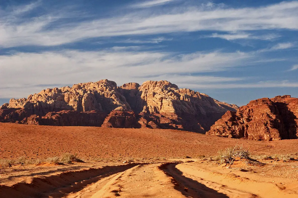 Scenery in Wadi Rum, Jordan