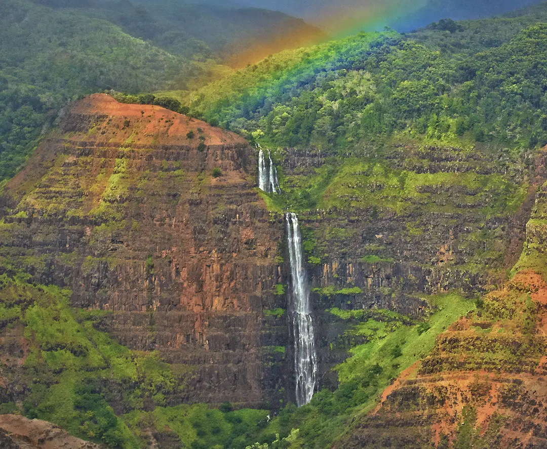 Waipoo Falls in Kauai