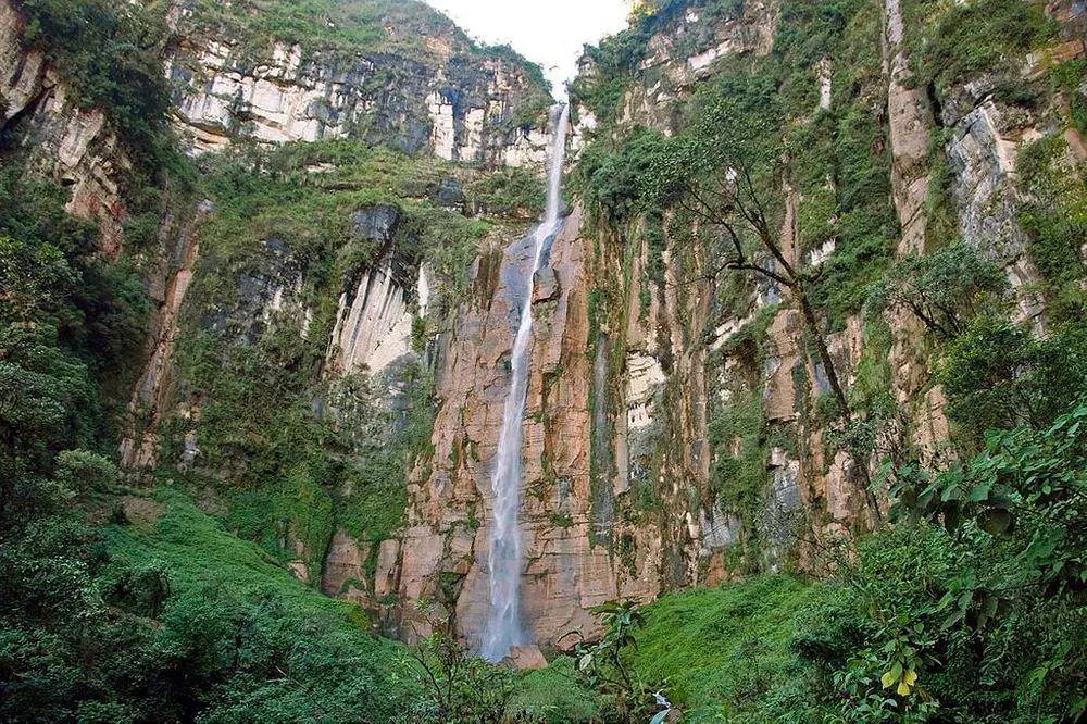 Upper cascade of Yumbilla Falls, Peru