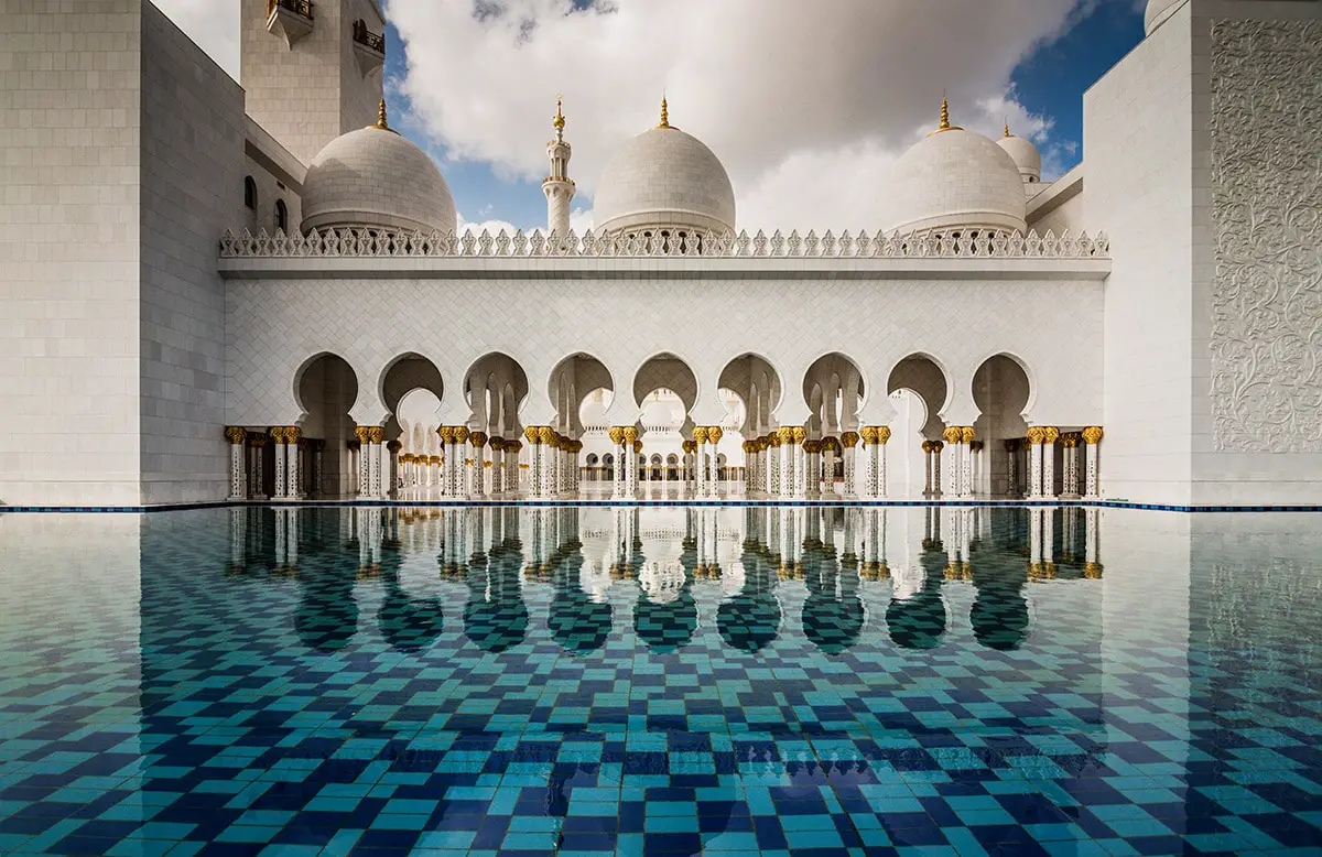 Sheikh Zayed Mosque in Abu Dhabi