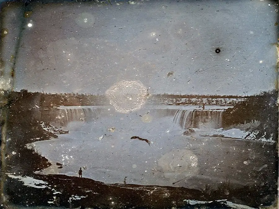 Daguerreotype of Niagara Falls