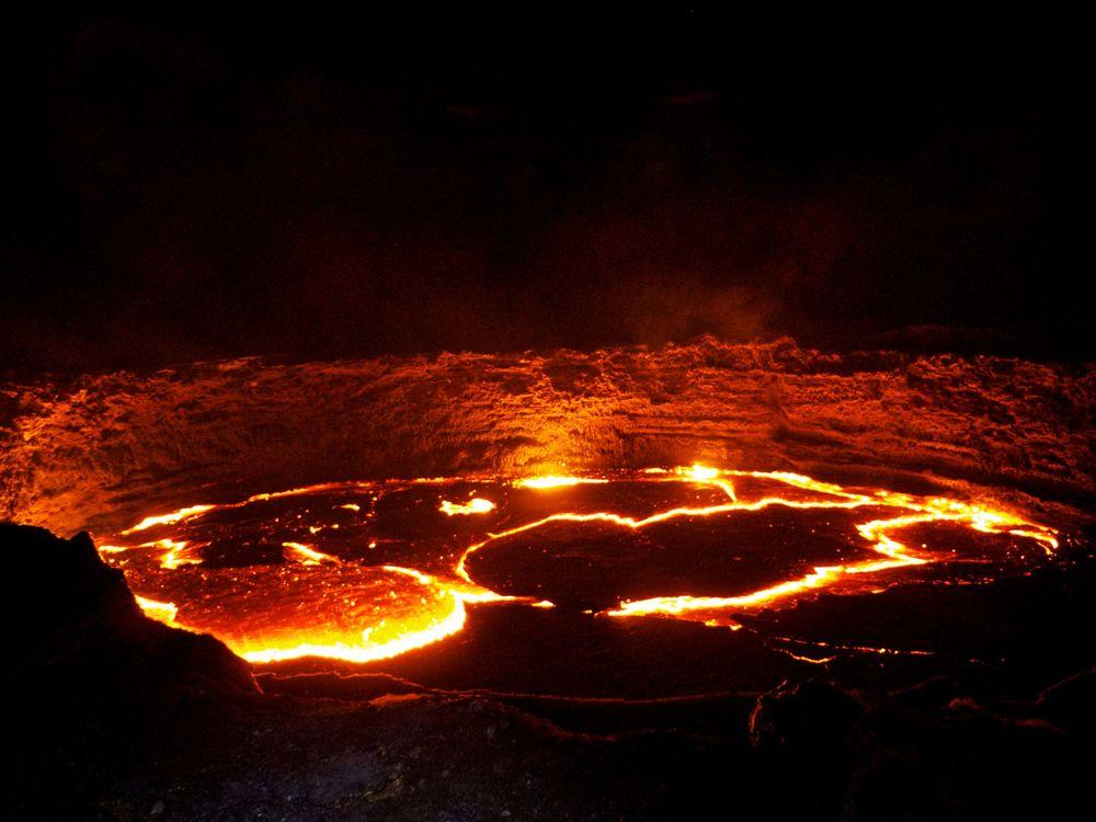 Lava lake in Erta Ale