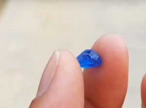 Cobalt blue spinel from Lục Yên gemstone mines