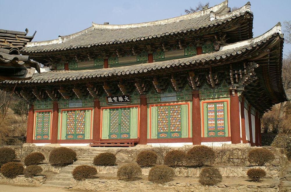 Anguksa temple at Pyongsong