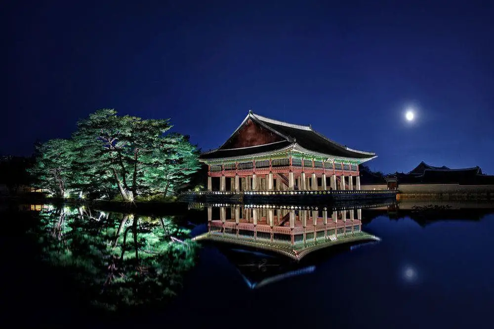 Gyeonghoeru pavilion in Gyeongbokgung palace