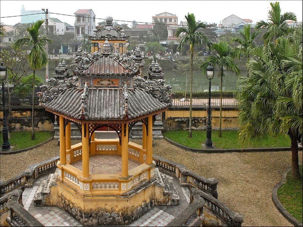 Huế, gardens in An Dinh Palace