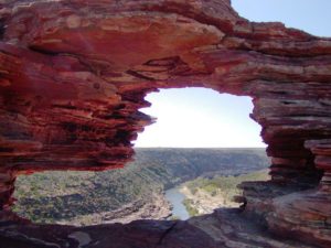 Murchison Gorge through Nature's Window