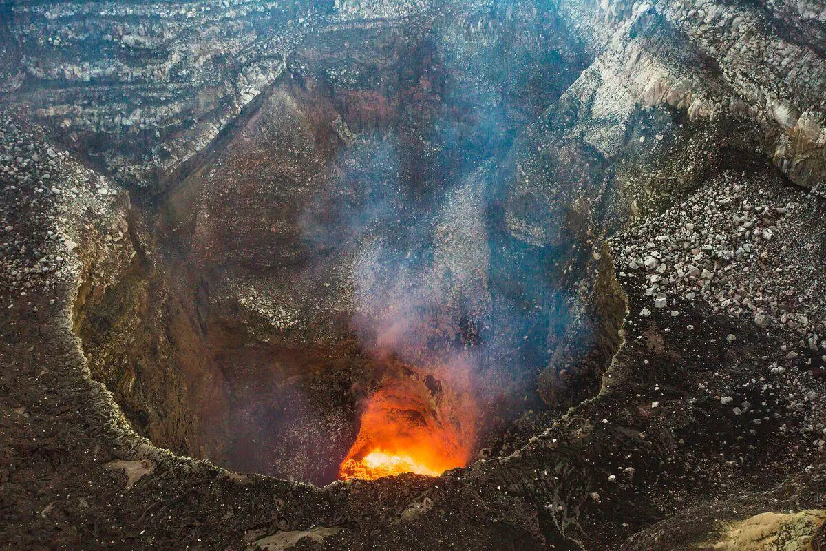 Lava lake of Masaya Volcano