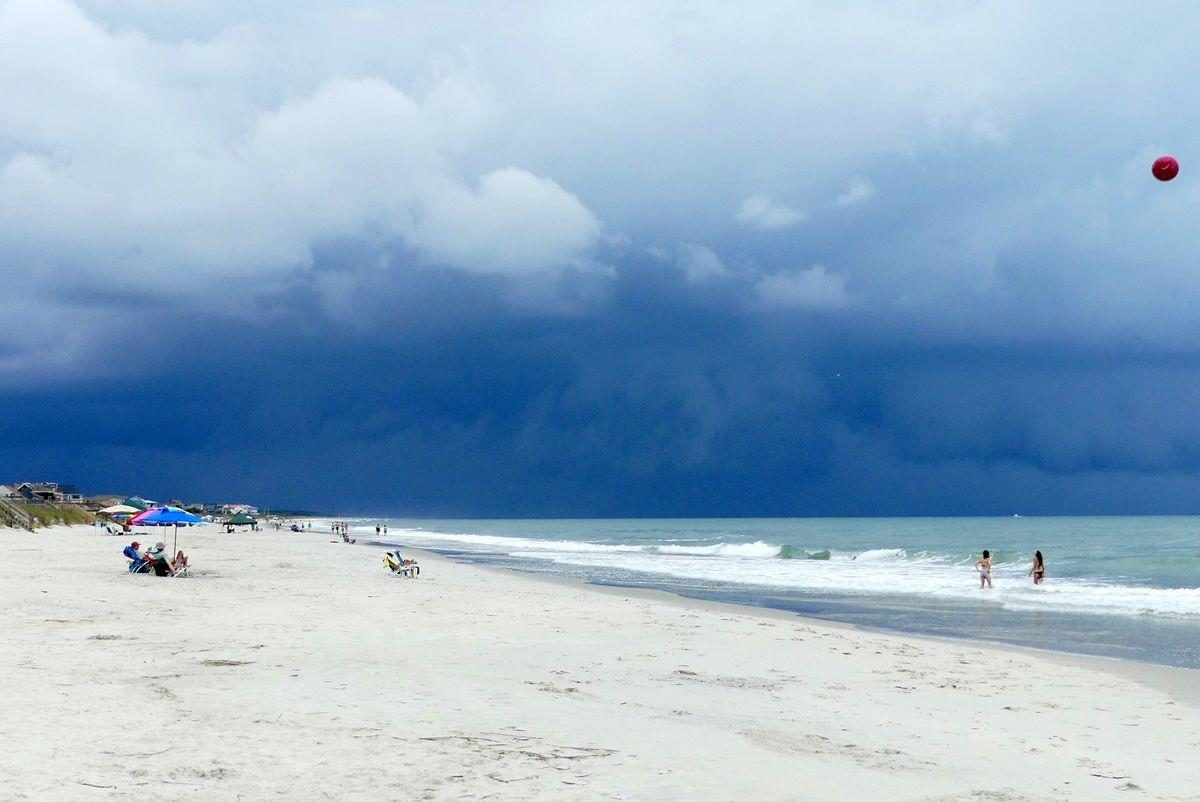 Storm coming to Pawleys Island, South Carolina