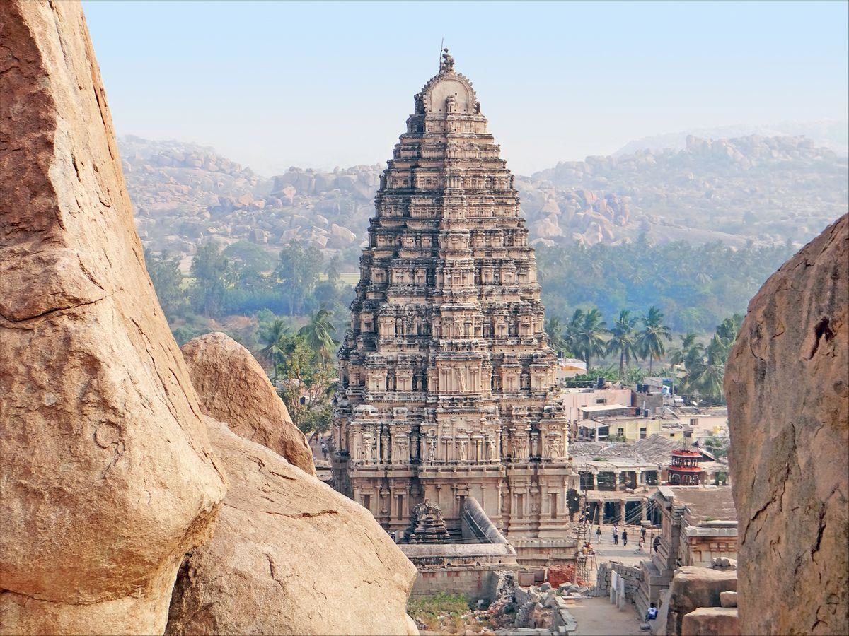 Virupaksha temple in Hampi, gopuram