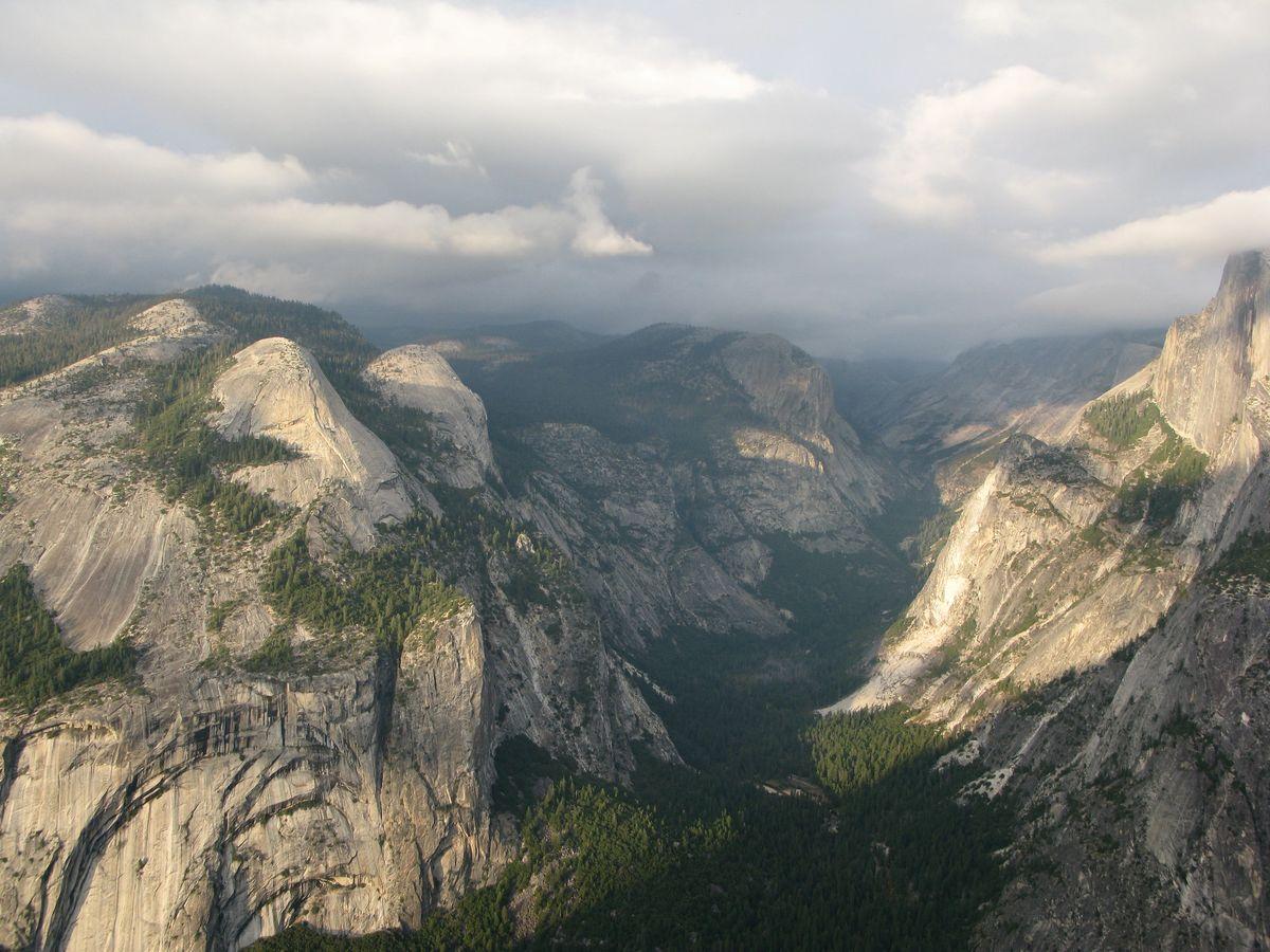 Tenaya Canyon from Glacier Point