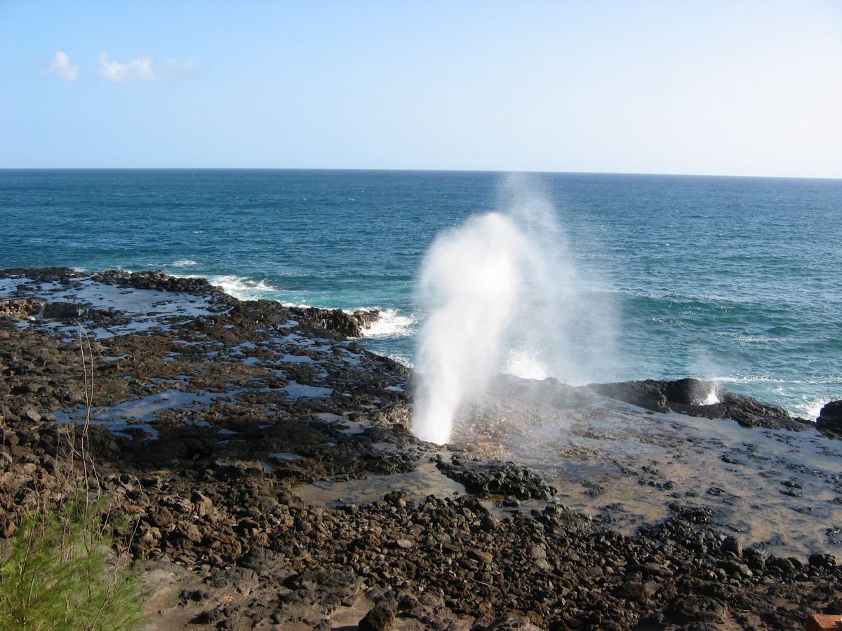 Spouting Horn in Kauai