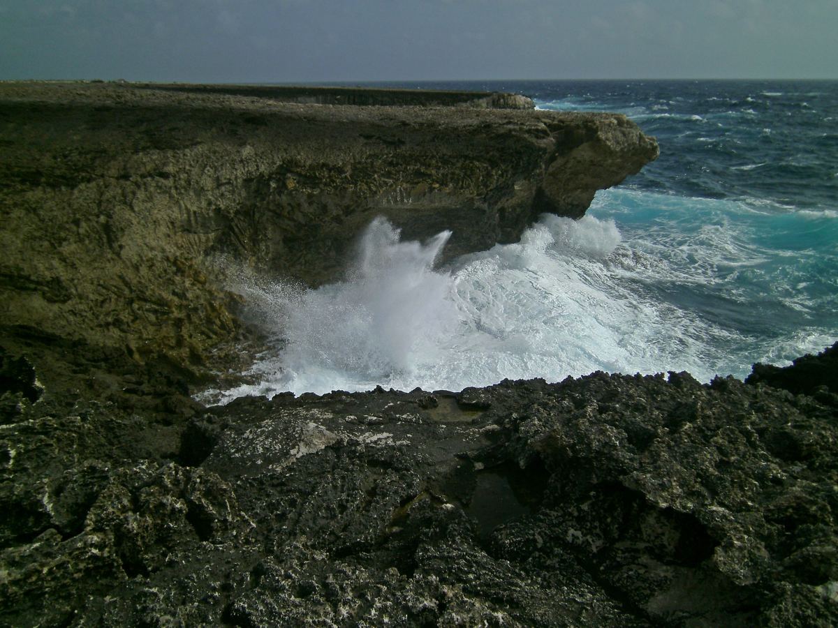 Suplado Blowhole in Bonaire