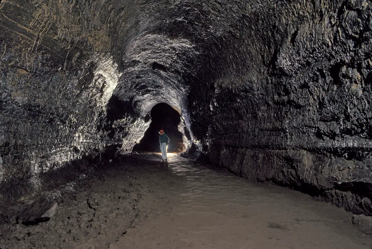 Lava River Cave in Oregon