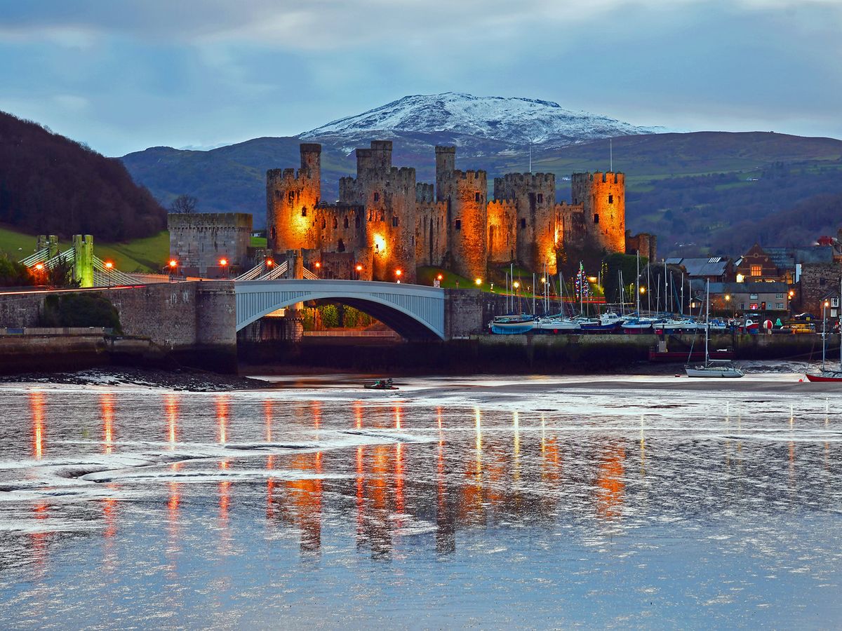 Conwy Castle and town