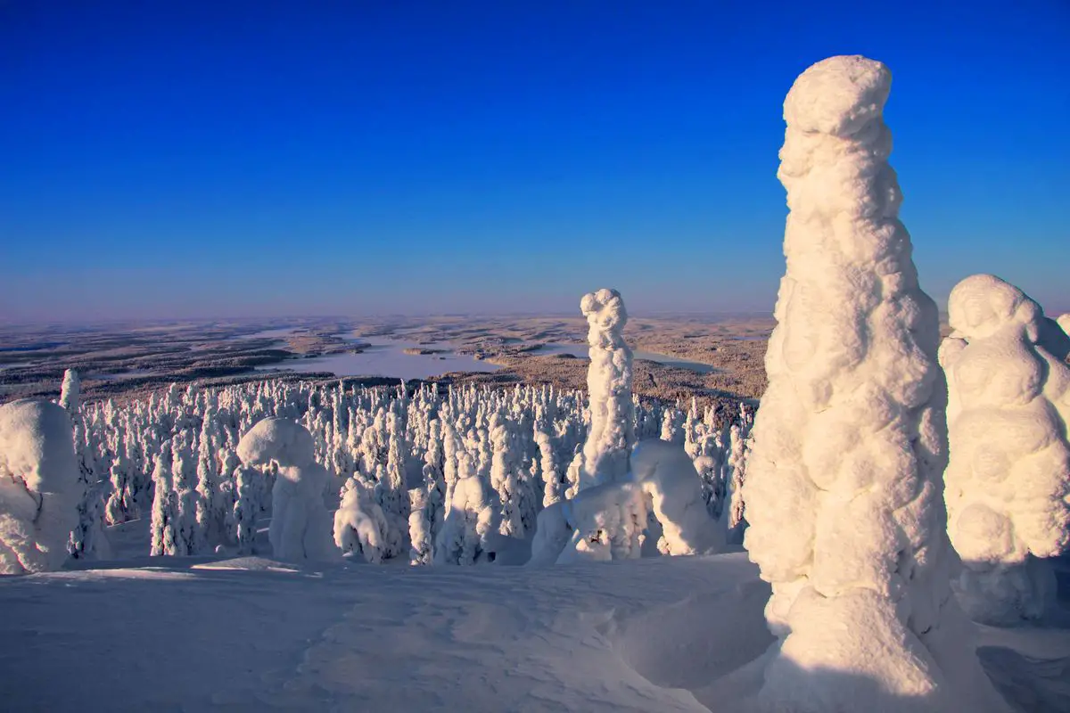 Lapland, view from Livaara mountain