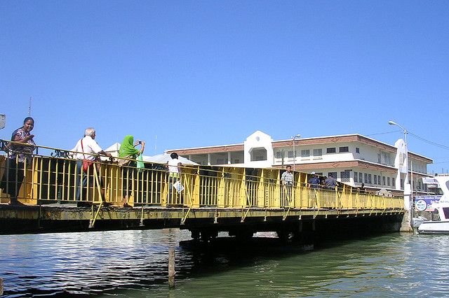 Swing Bridge in Belize