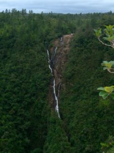 One of waterfalls in Hidden Valley, Belize