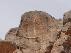 Engravings in Wadi Mathendous