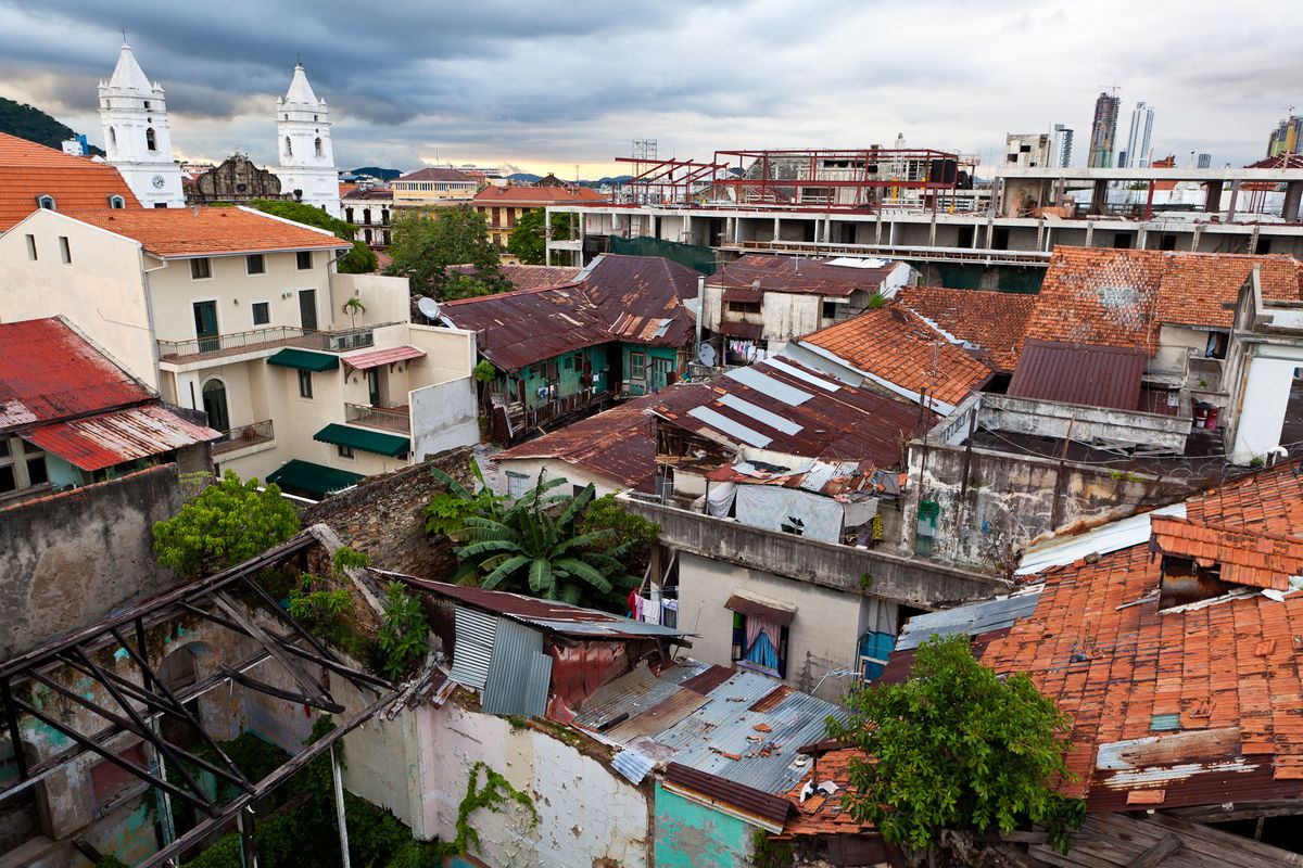Roofs in Casco Viejo, Panama