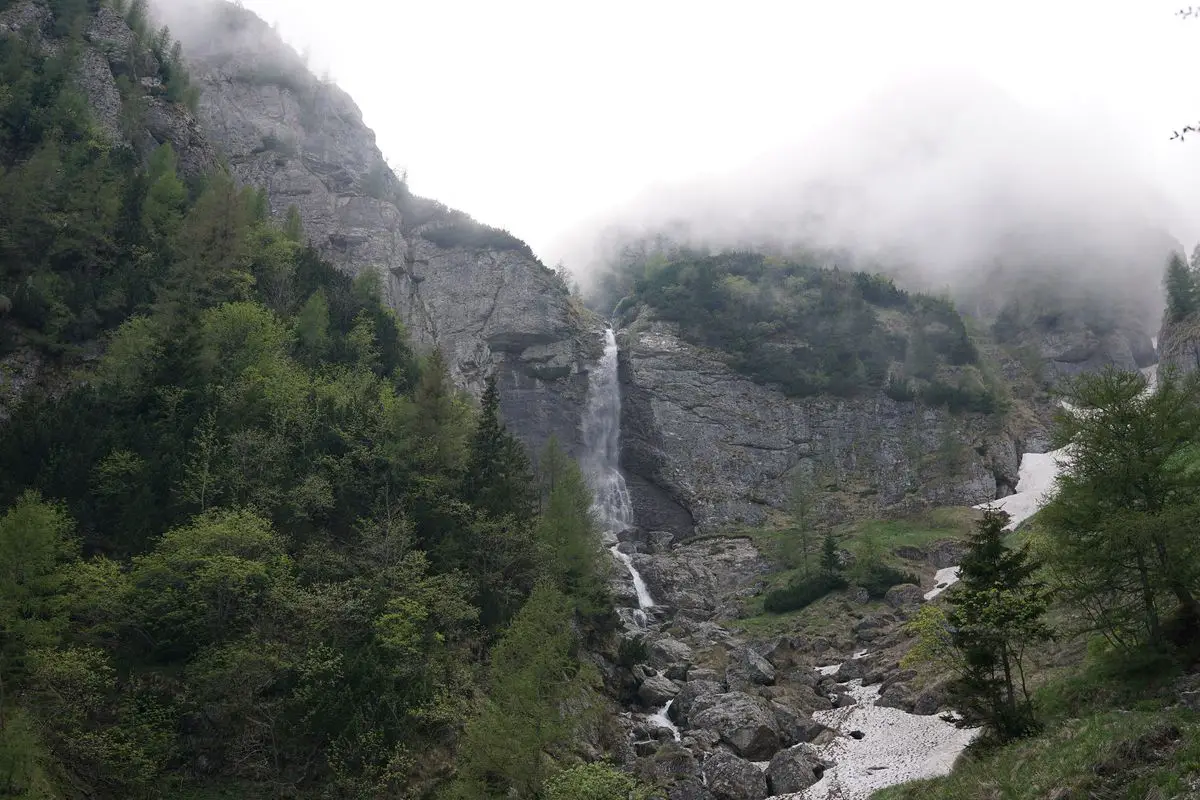Caraiman Waterfall, Bucegi Mountains