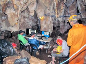 Explorations in Rising Star Cave in 2014